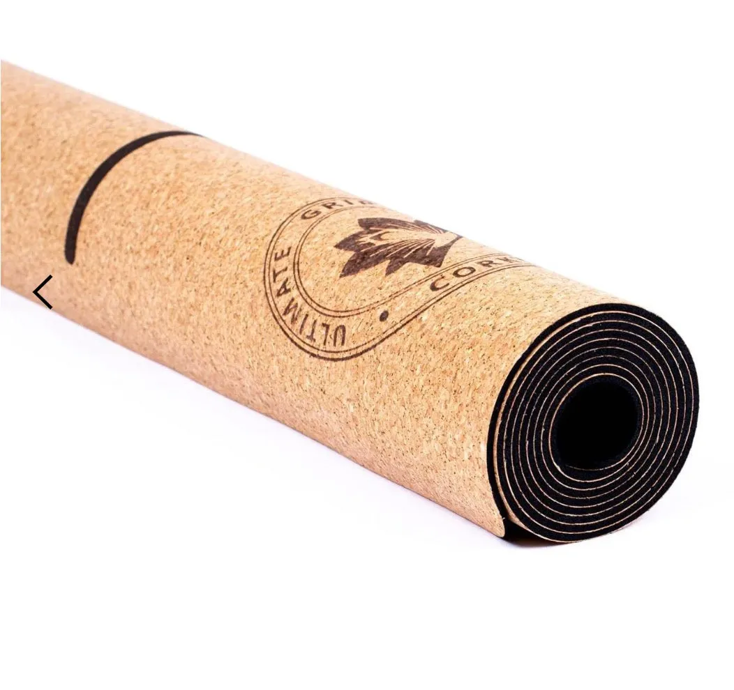 Cork Alignment Yoga Mat 5mm