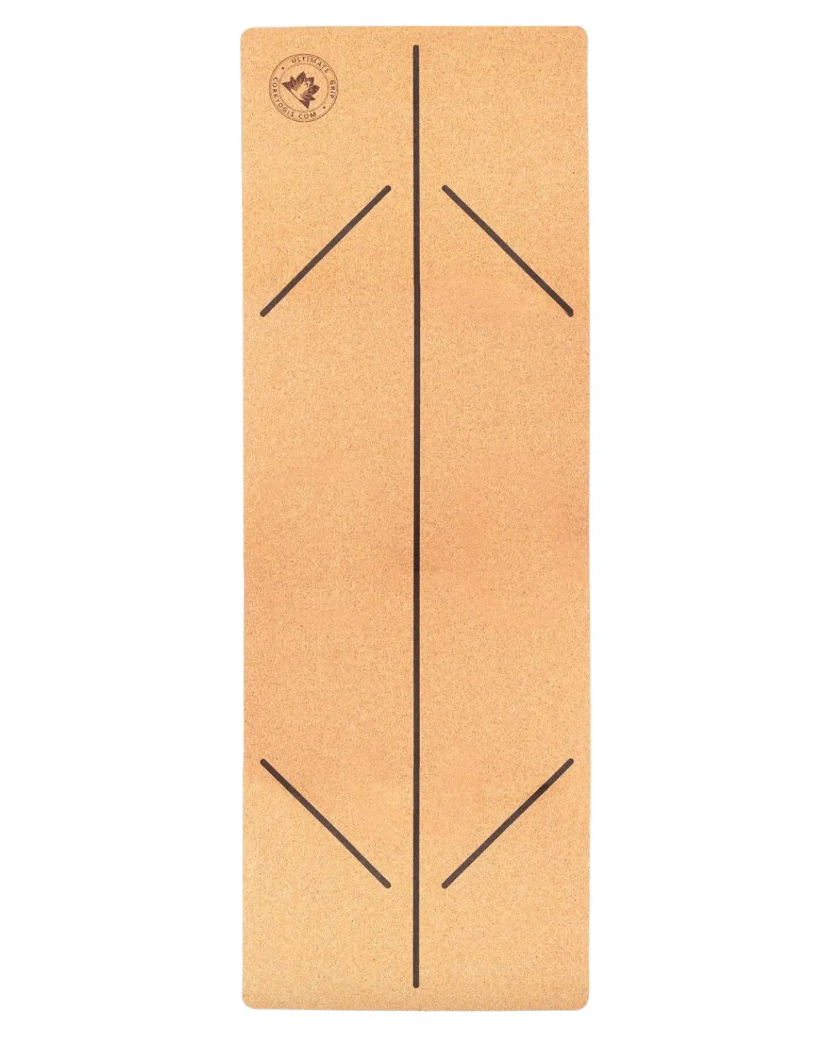 Cork Alignment Yoga Mat 5mm
