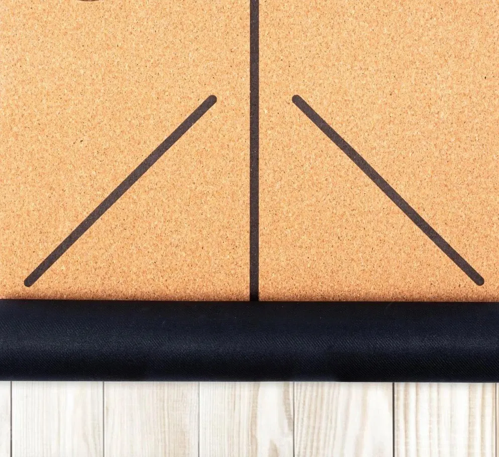 Cork Alignment Yoga Mat 5mm