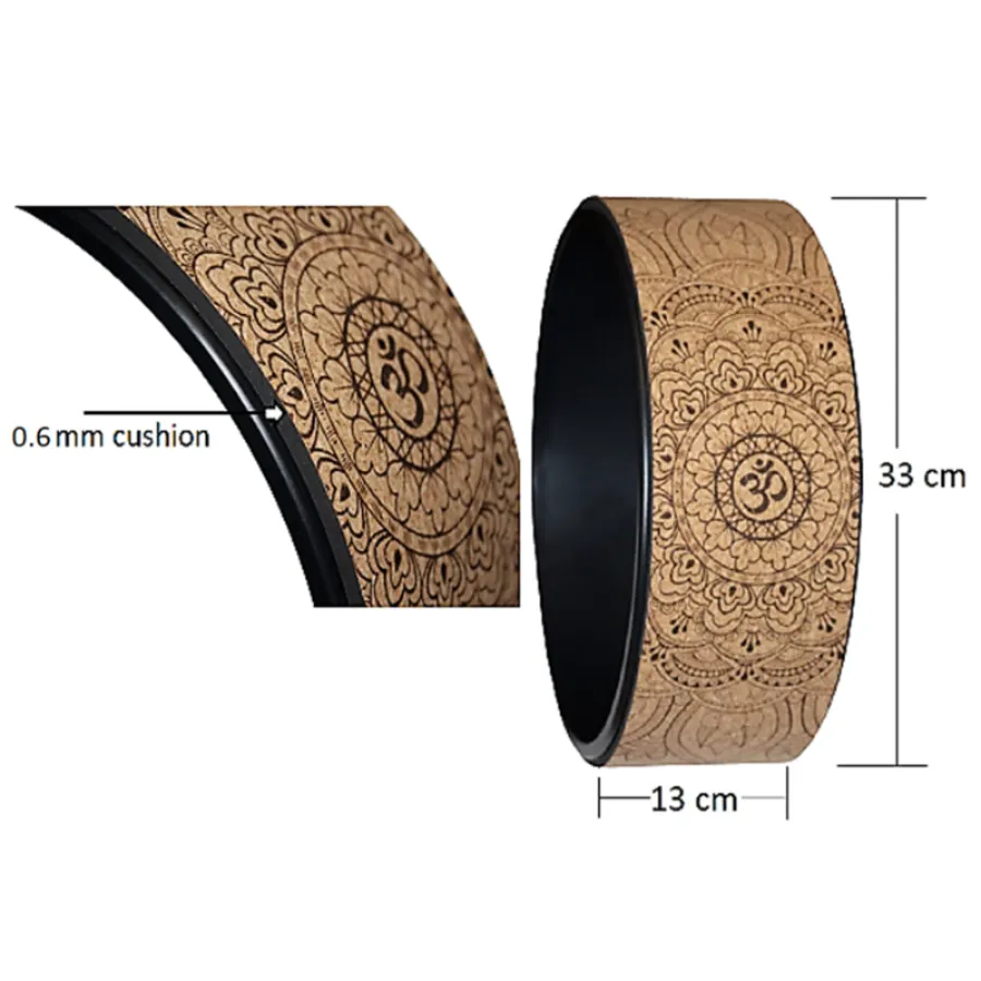 Cork Yoga Wheel