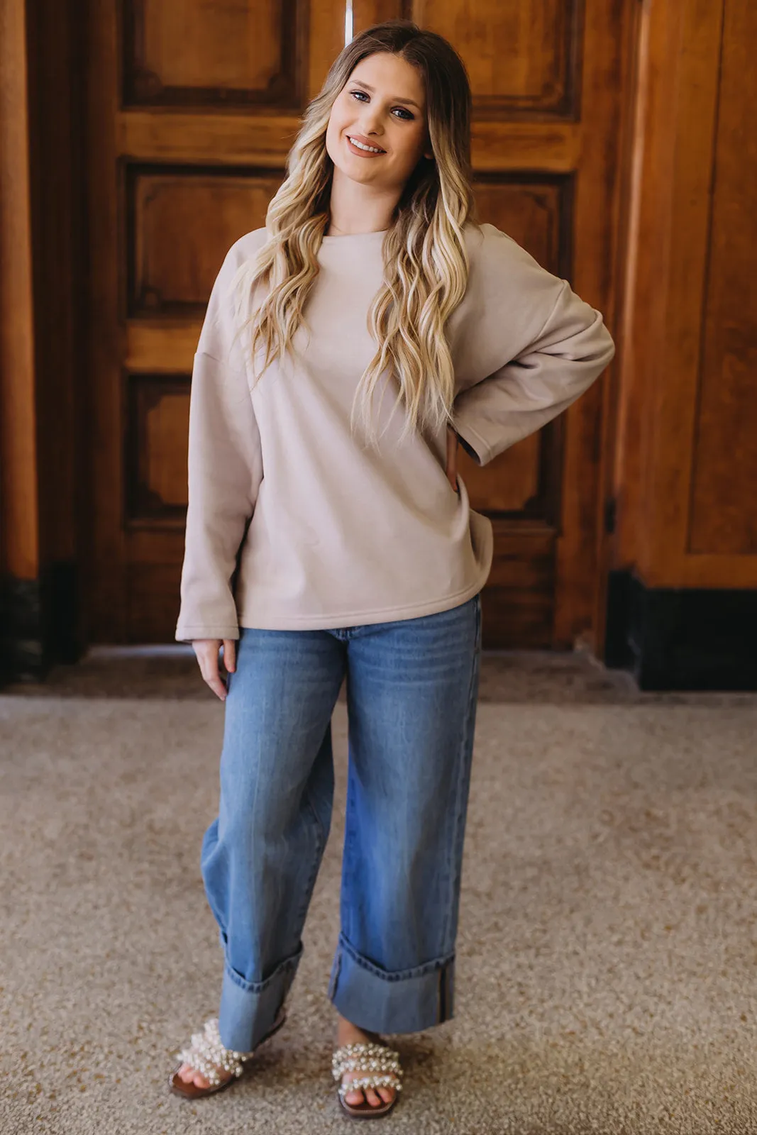 Cotton Blend Cozy Top