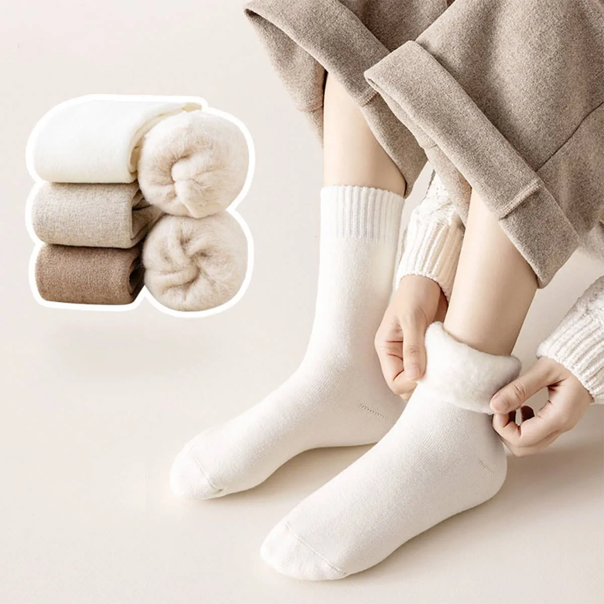 COZY CREW SOCKS Black