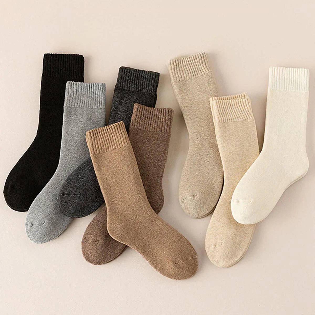 COZY CREW SOCKS Black