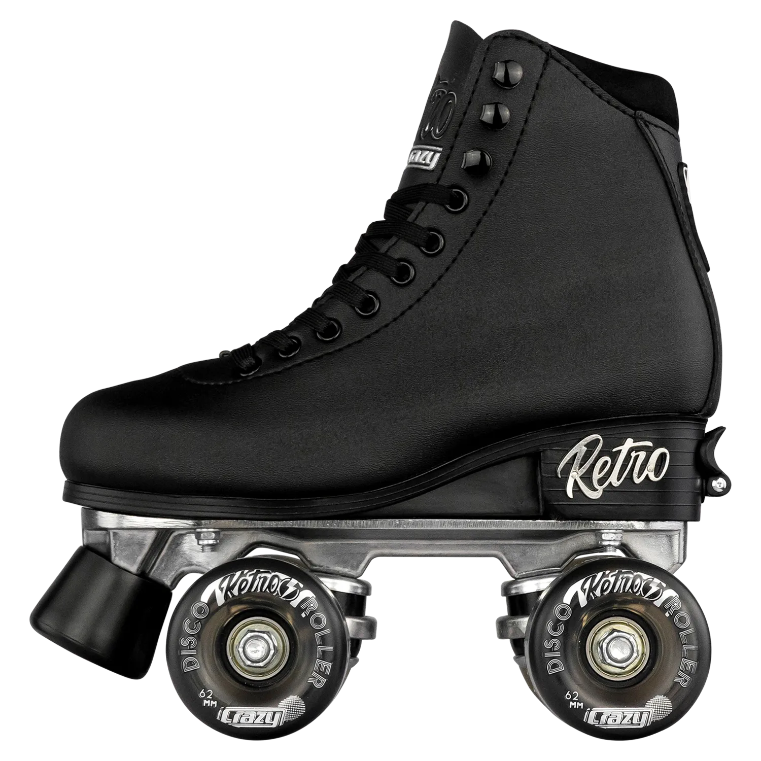 Crazy Retro Adjustable Roller Skates Black