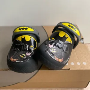 Crocs Batman Black Yellow Toddler Sandal- SZ 7 C