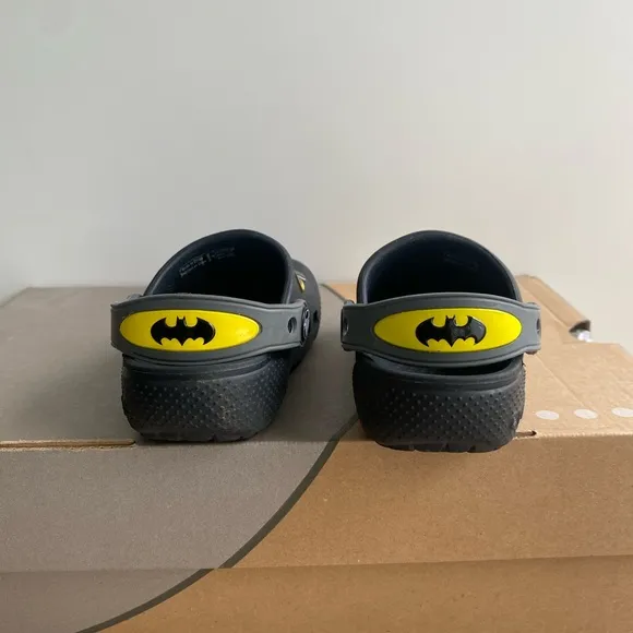 Crocs Batman Black Yellow Toddler Sandal- SZ 7 C