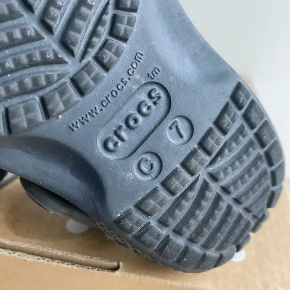 Crocs Batman Black Yellow Toddler Sandal- SZ 7 C