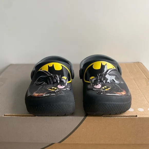 Crocs Batman Black Yellow Toddler Sandal- SZ 7 C