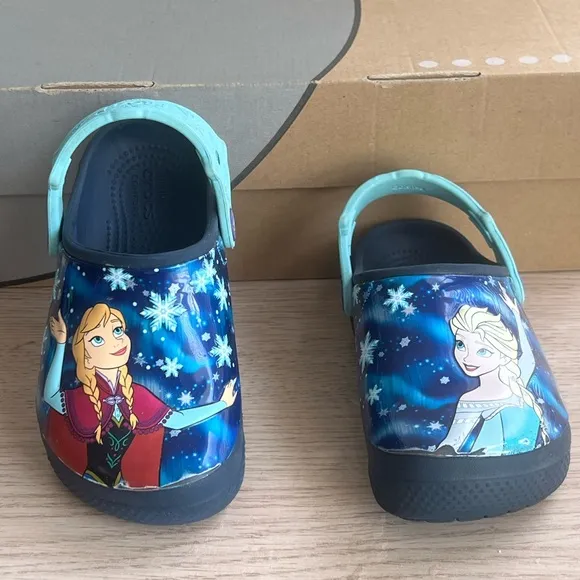 CROCS Disney Frozen Toddler Sandal- SZ 10 C
