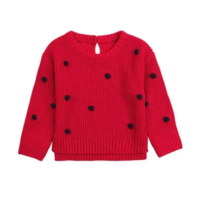 Cute Cozy Dot Sweater