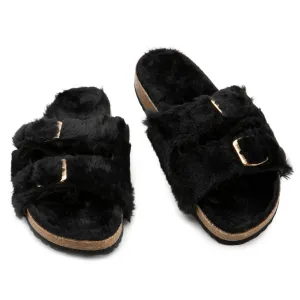 Defeat-63 Double Band Fur Slides