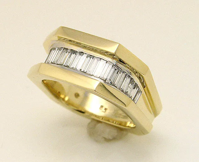 Designer 0.85ct Diamond Wedding Band