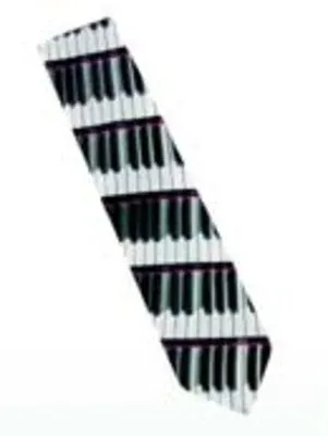 DESIGNER DRESS TIE SPIRAL KEYBOARD