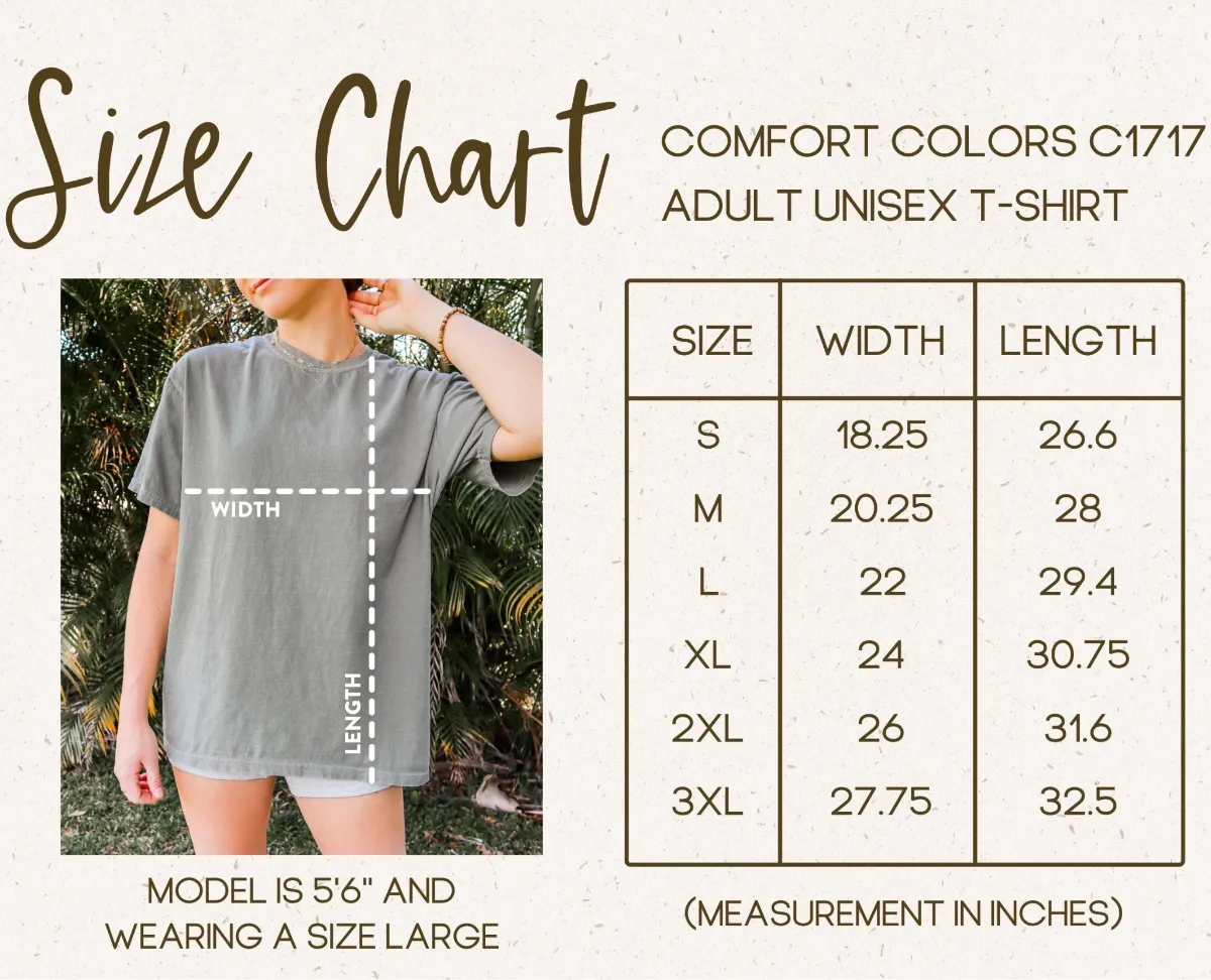 Disco Hearts Comfort Colors T-Shirt