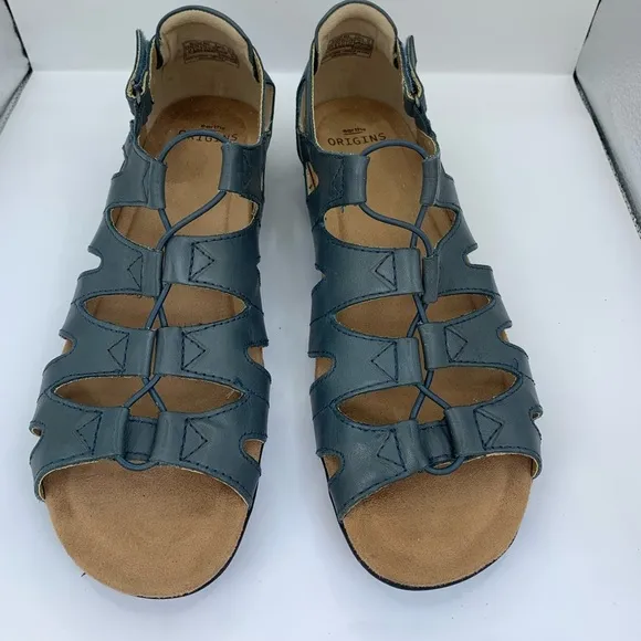 Earth Origins Women's Bea Sandal Admiral Blue size 10M