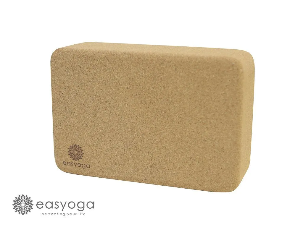 easyoga Eco Cork Block 80D - C1 Brown