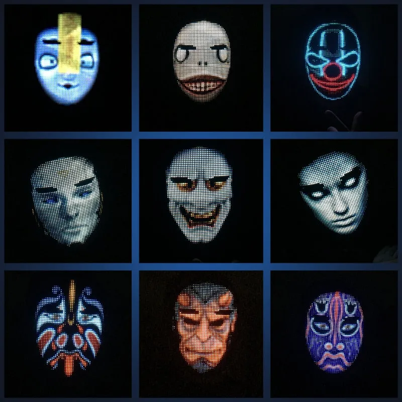 Epic Cyberpunk RGB LED Mask