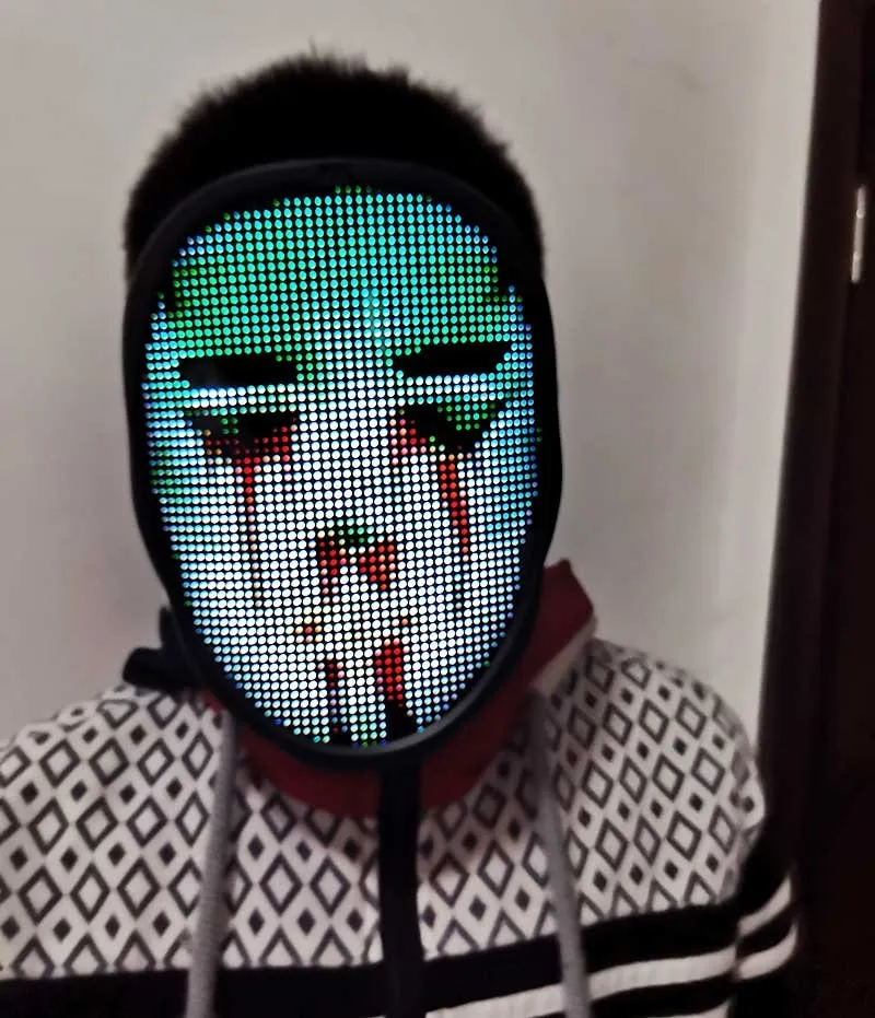 Epic Cyberpunk RGB LED Mask
