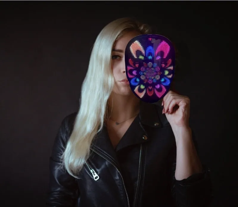 Epic Cyberpunk RGB LED Mask