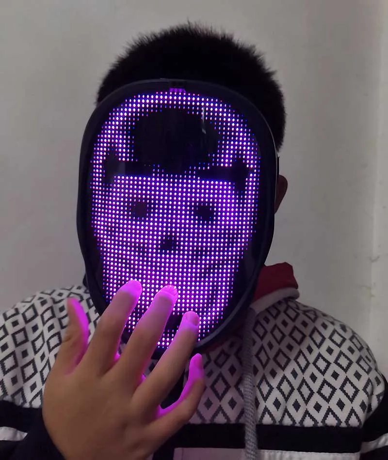 Epic Cyberpunk RGB LED Mask