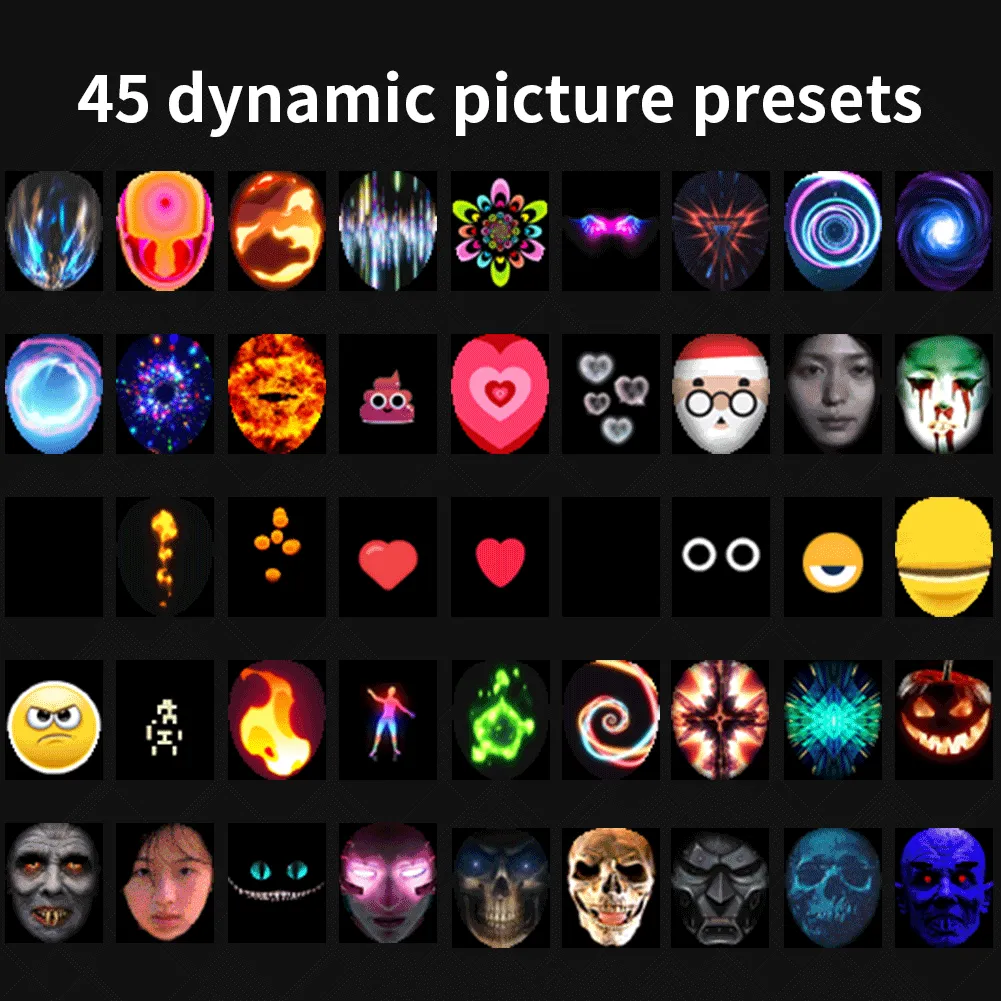 Epic Cyberpunk RGB LED Mask