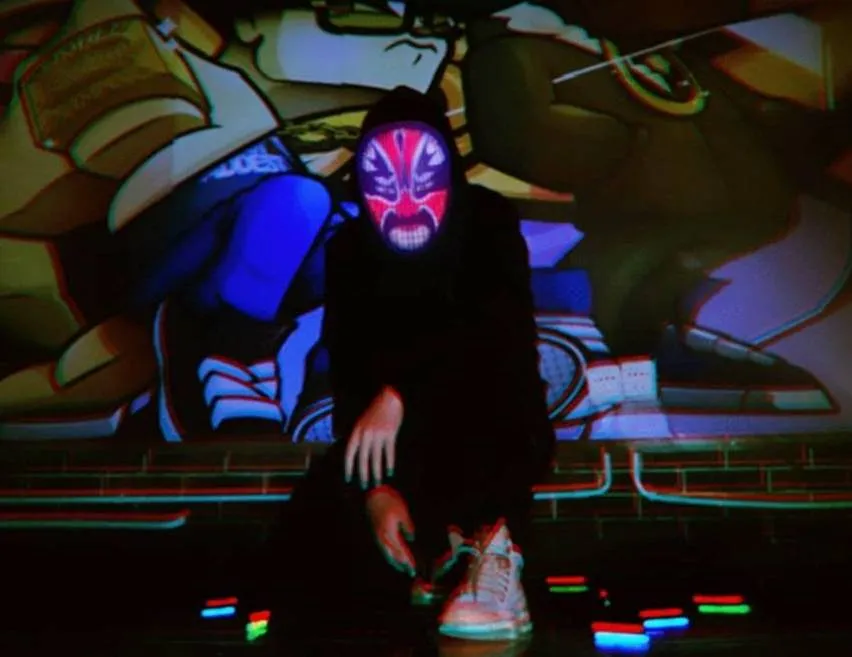 Epic Cyberpunk RGB LED Mask