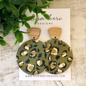 Everly - Olive Leopard