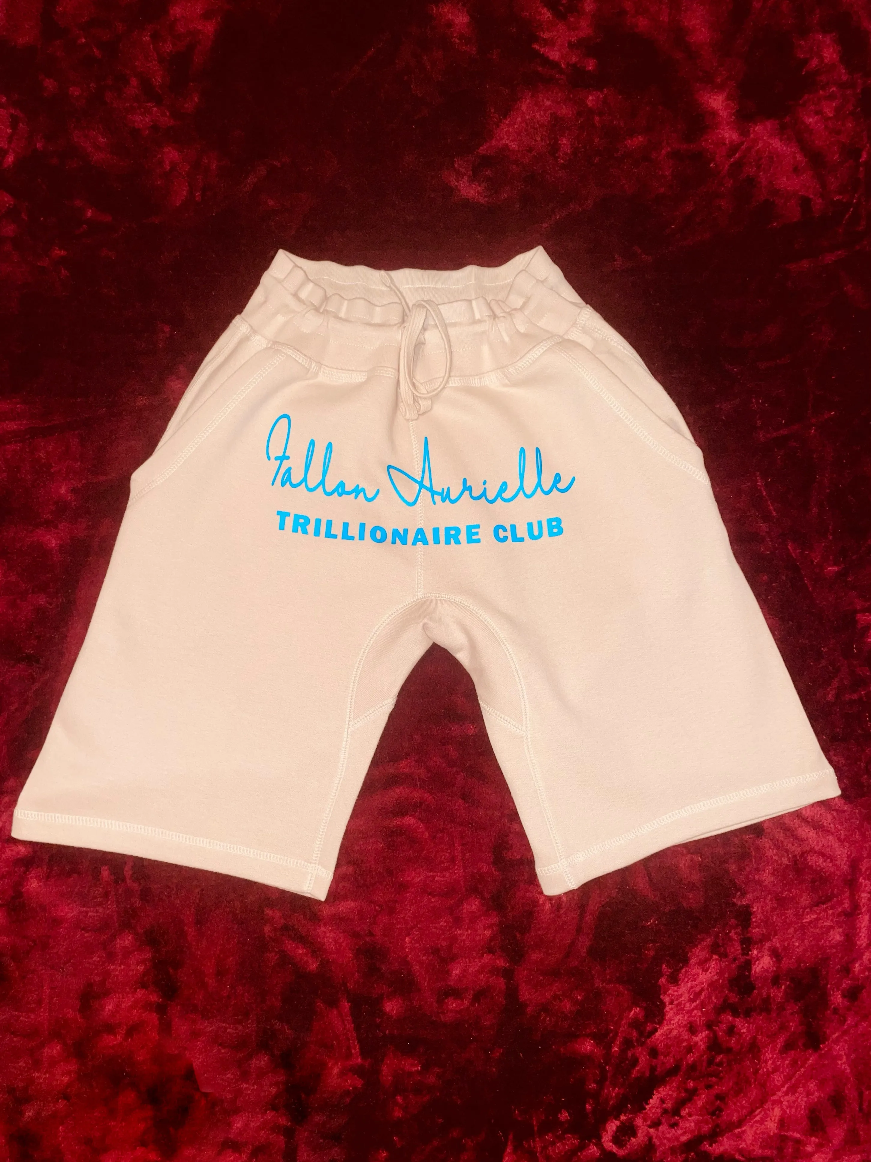 Fallon Aurielle Unisex Signature Trillionaire Club Tie Dye Hoodie (Peach, Sunrise Tie Dye & Powder Blue)