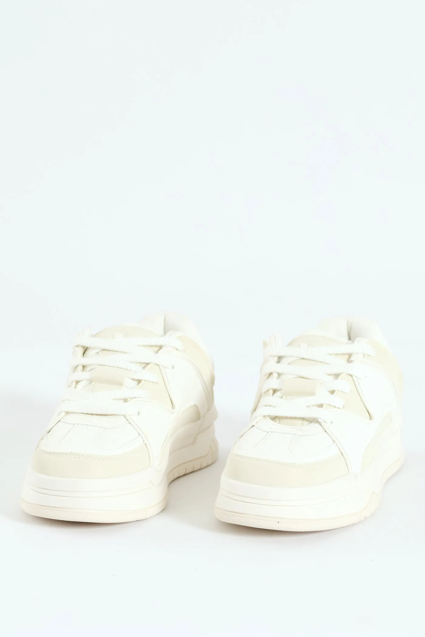 Fashion Skate Sneaker - Beige