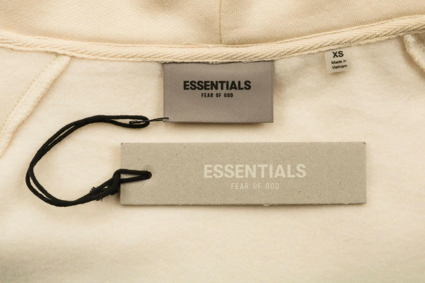 Fear Of God Essential 2021 Fall-Winter Cream Hoodie Apparel Collection