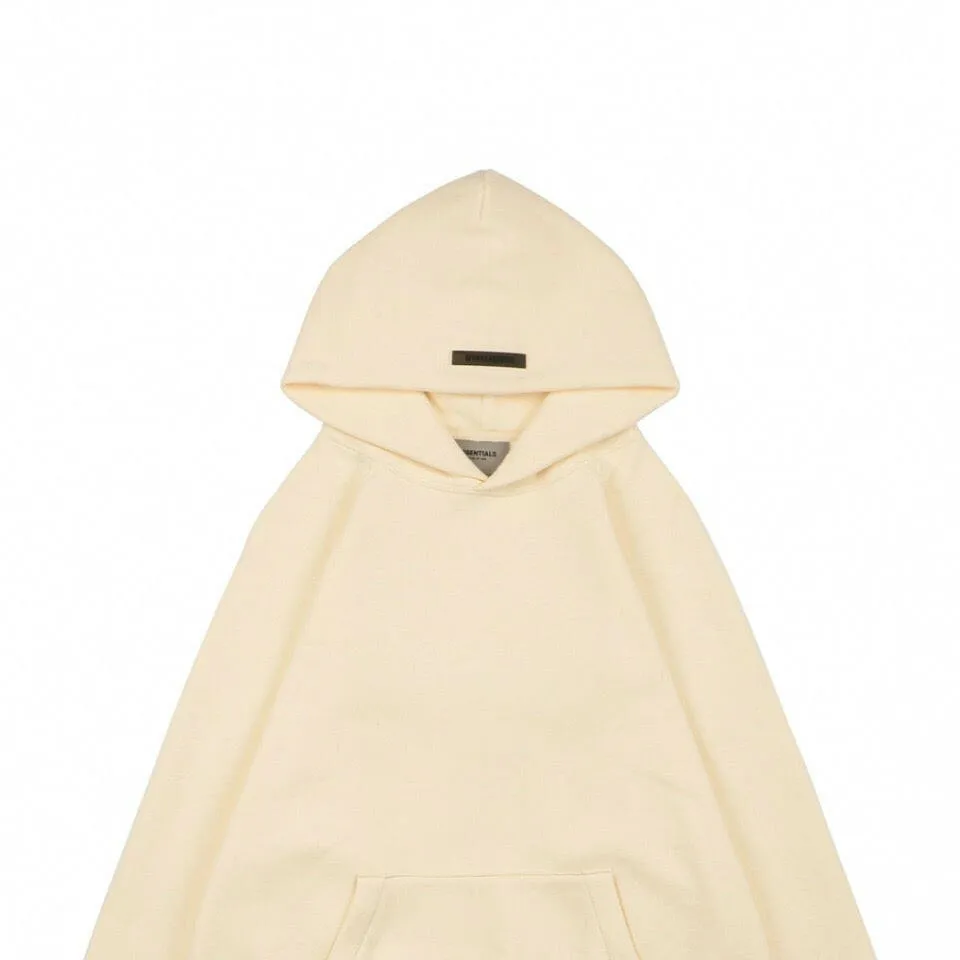 Fear Of God Essential 2021 Fall-Winter Cream Hoodie Apparel Collection
