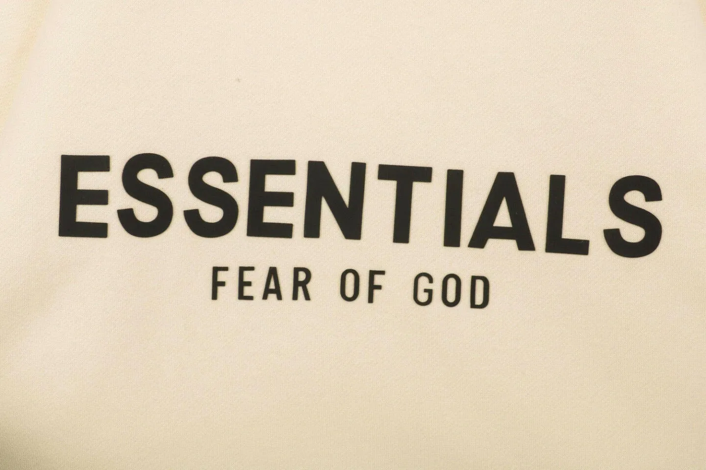 Fear Of God Essential 2021 Fall-Winter Cream Hoodie Apparel Collection
