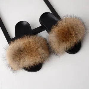 Fluffy Power Puff Slippers