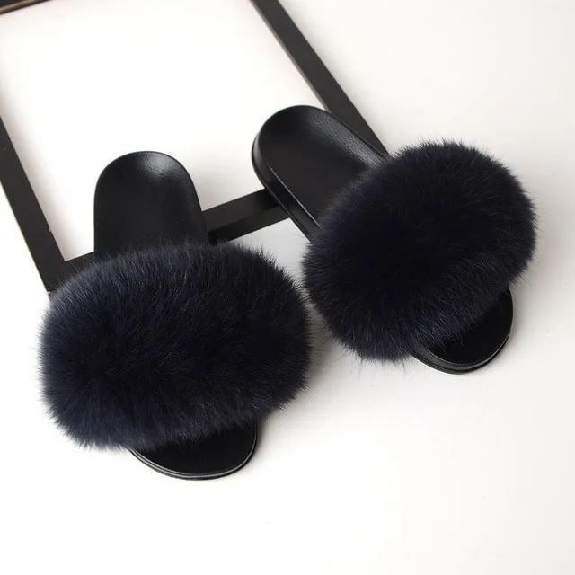 Fluffy Power Puff Slippers