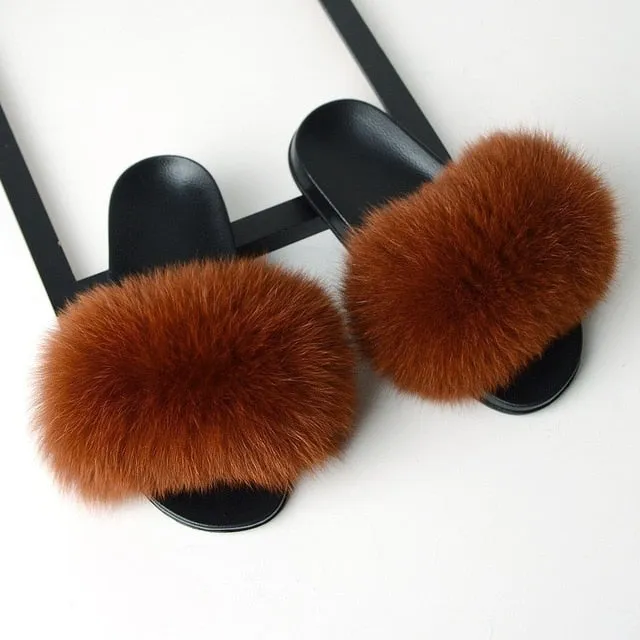Fluffy Power Puff Slippers