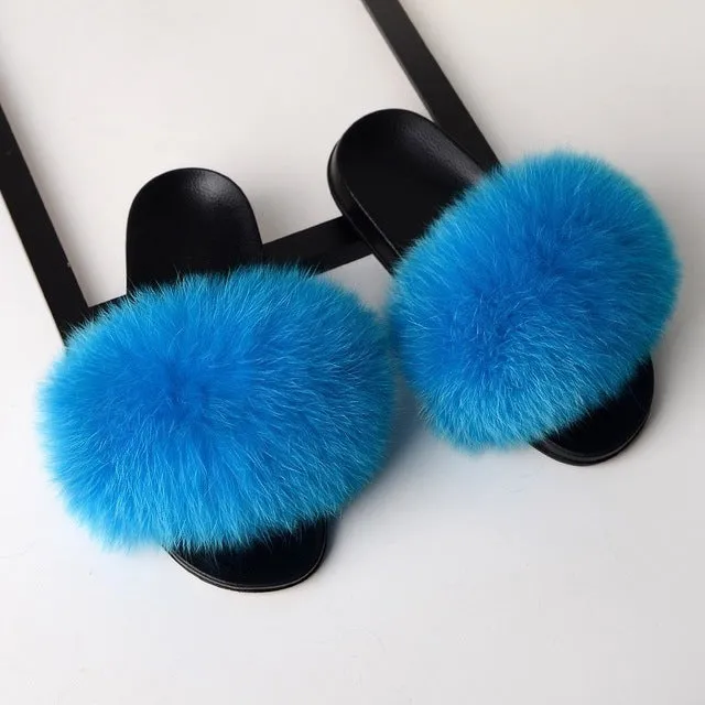 Fluffy Power Puff Slippers