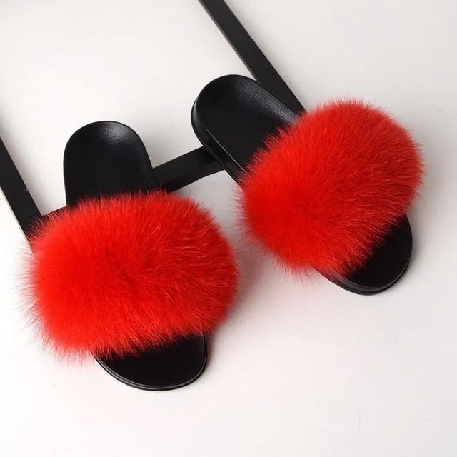 Fluffy Power Puff Slippers