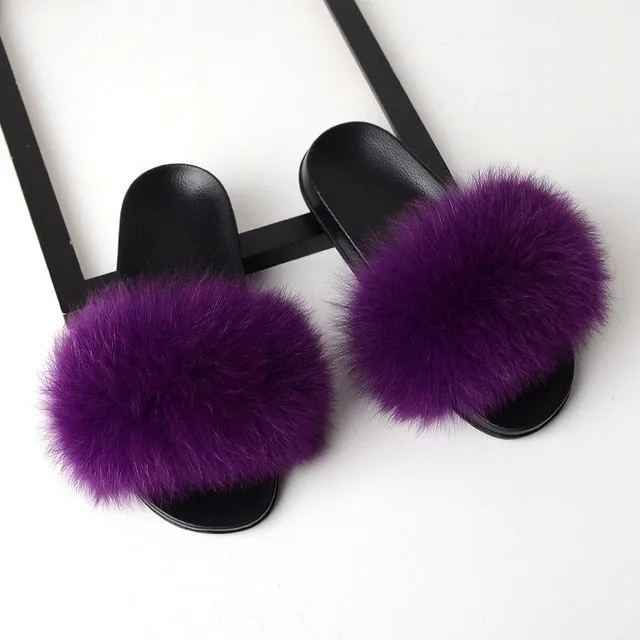 Fluffy Power Puff Slippers