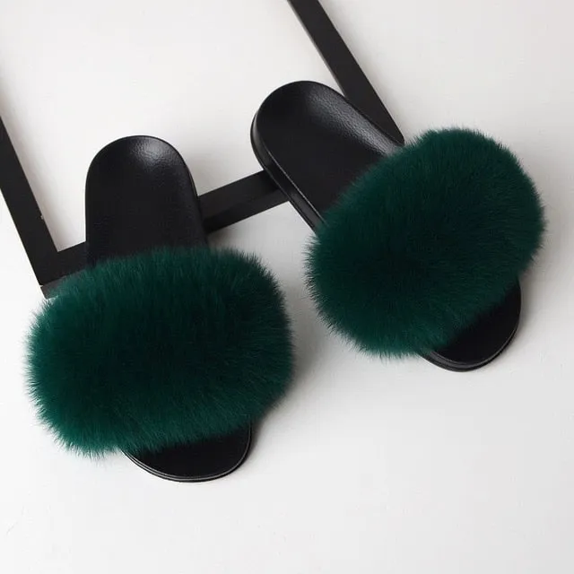Fluffy Power Puff Slippers