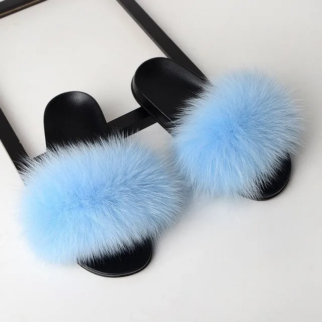 Fluffy Power Puff Slippers