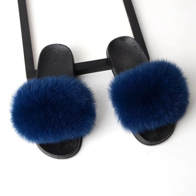 Fluffy Power Puff Slippers