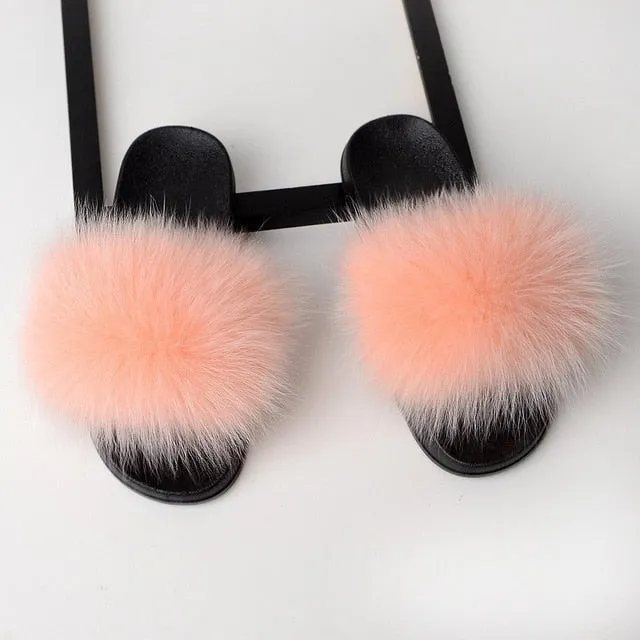 Fluffy Power Puff Slippers