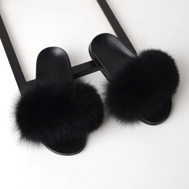 Fluffy Power Puff Slippers