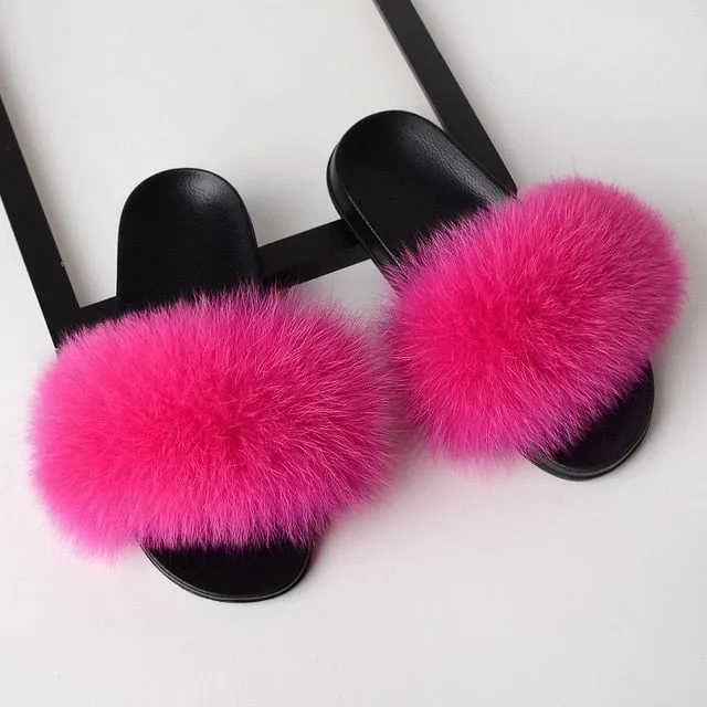 Fluffy Power Puff Slippers