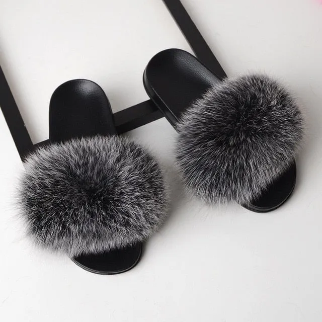 Fluffy Power Puff Slippers