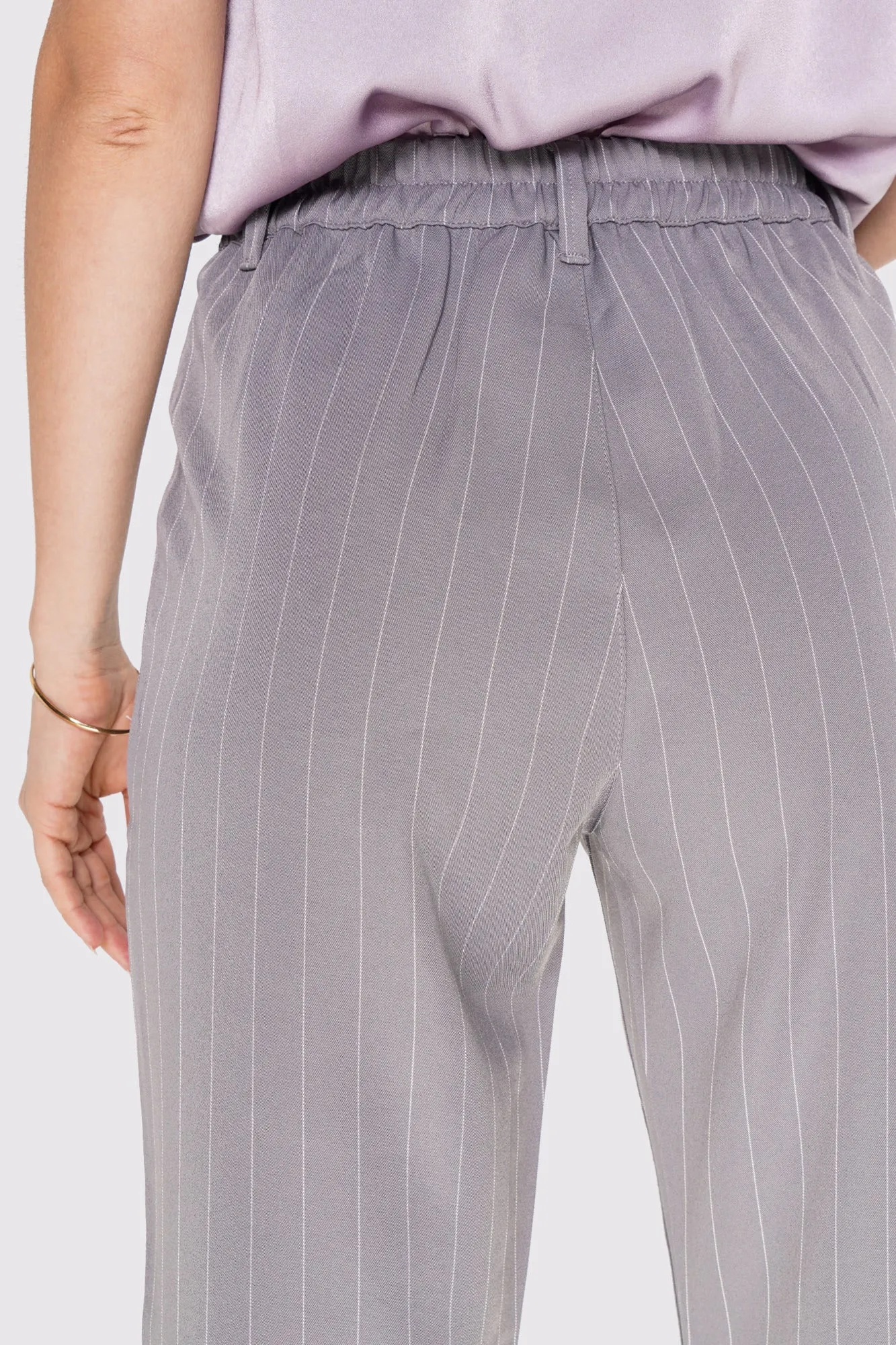 Full Length Striped Cozy Pants