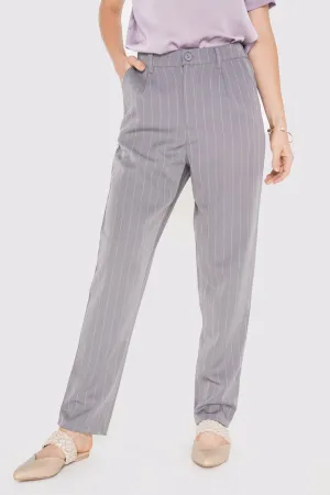 Full Length Striped Cozy Pants