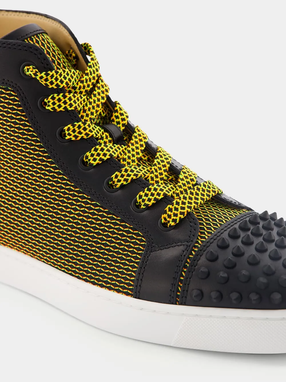 Fun Lou Spikes high-top leather sneakers