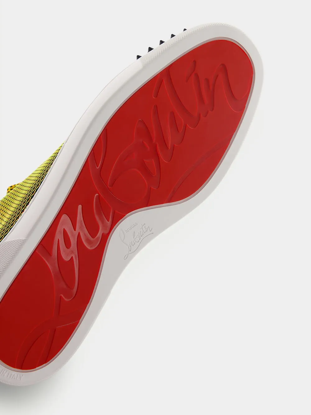 Fun Lou Spikes high-top leather sneakers