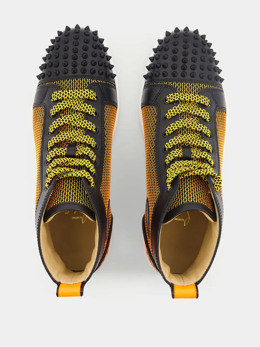 Fun Lou Spikes high-top leather sneakers